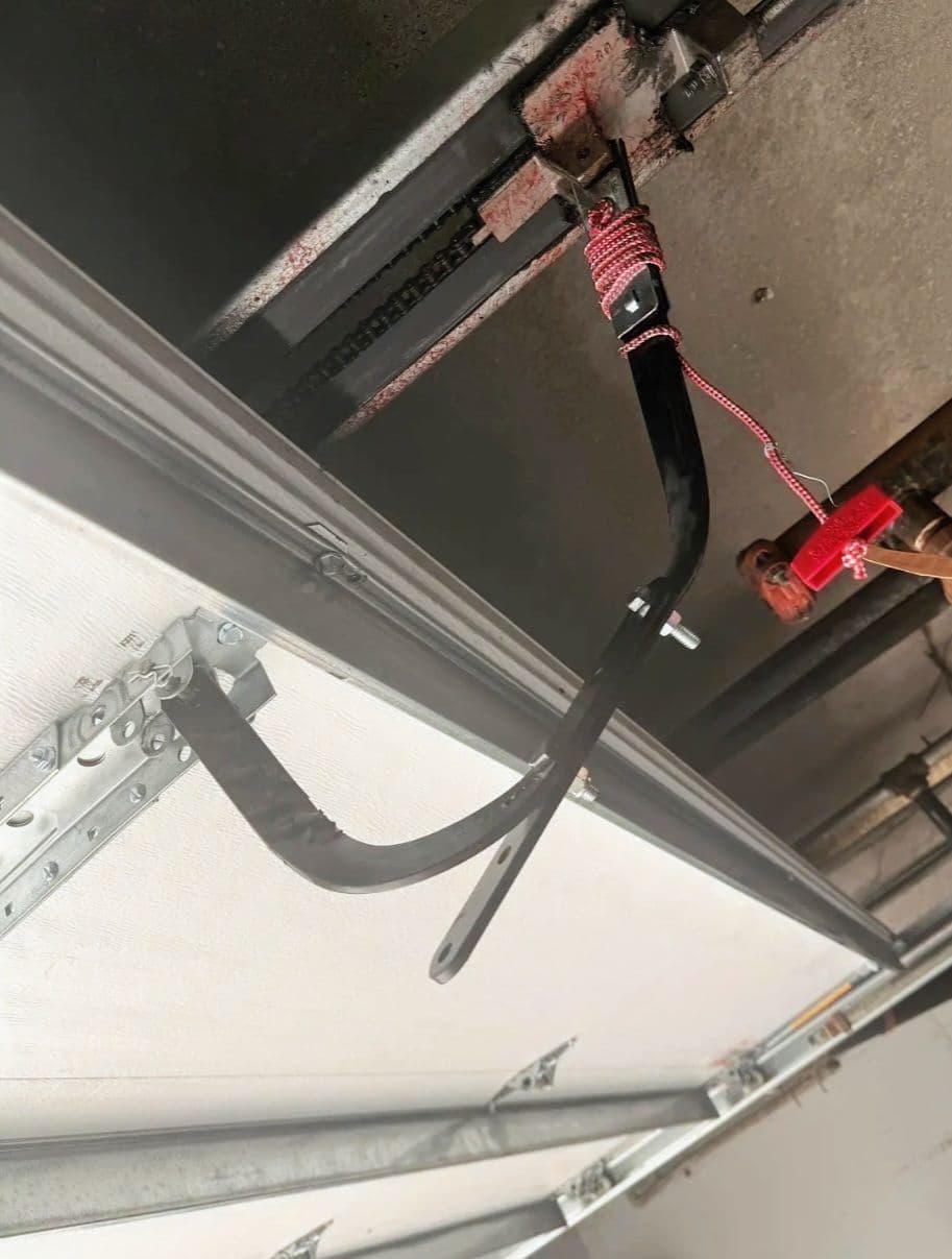 Garage Door Opener Arm Snapped by a Garbage Truck in Eden Prairie