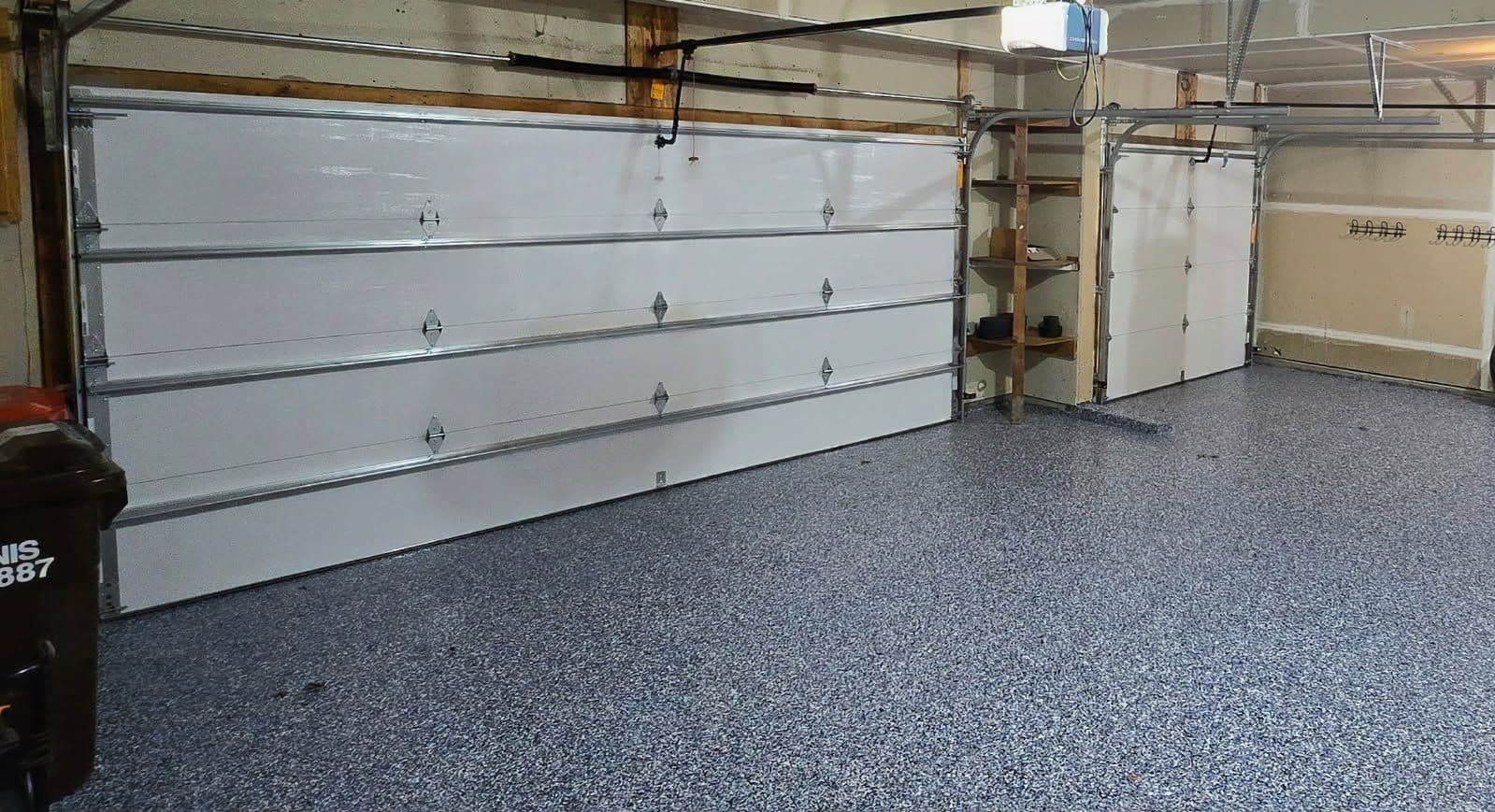 Gallery photos for Walnut Finish Garage Doors Installation in Woodbury: Image #1